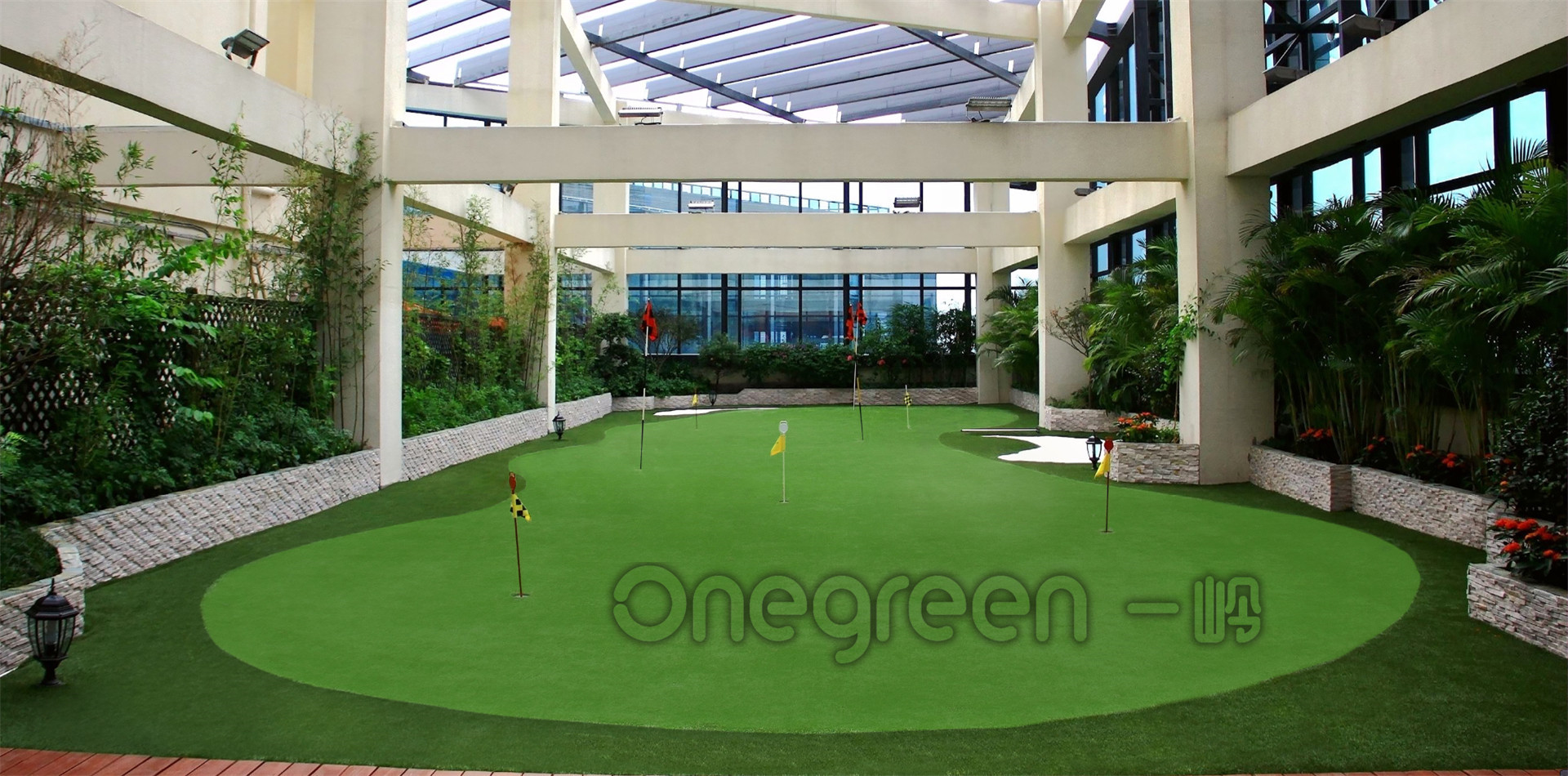 The Green on the Roof of Guangfa Financial Building, Foshan,Guangdong